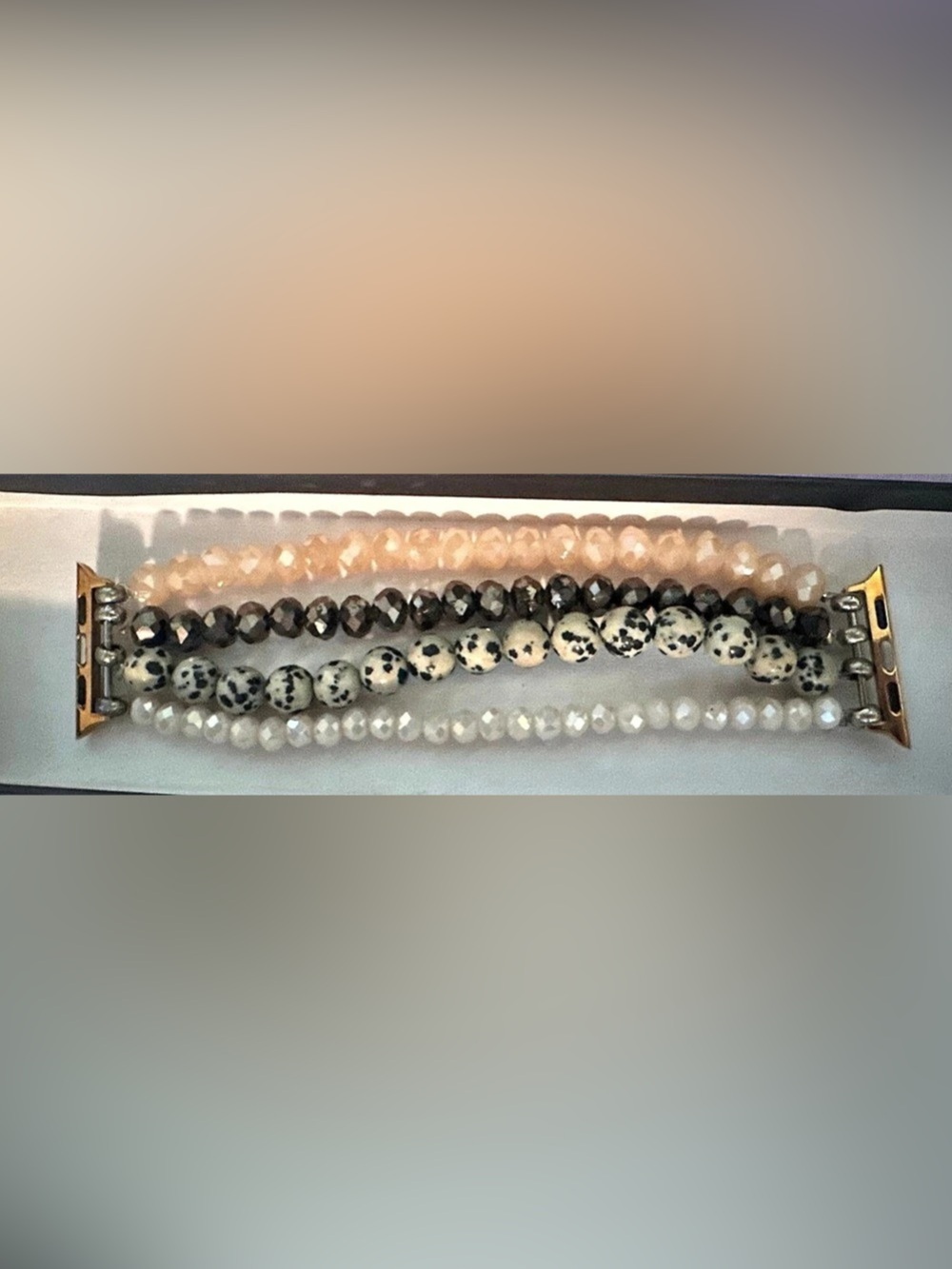 Beaded Apple Watch band